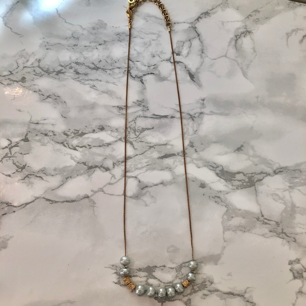 Adorable Grey Pearl Necklace